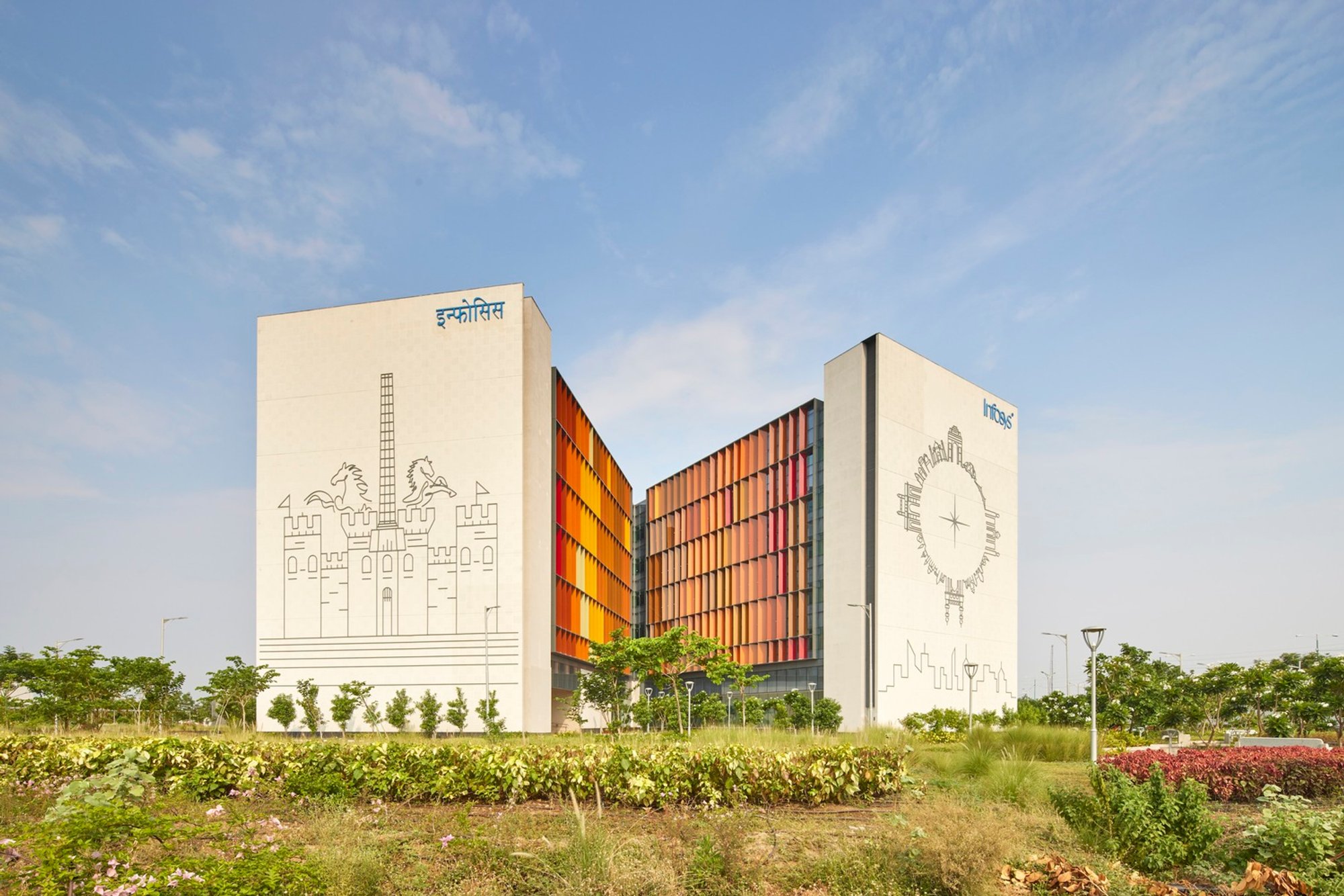 Infosys Campus: A Benchmark in Sustainable Architecture by Morphogenesis