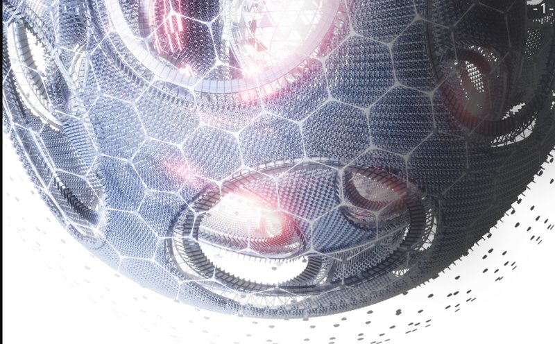 A detailed look at the hexagonal protective layers, designed for efficient energy conversion and defense.