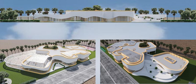 An innovative, sustainable design that harmonizes with its surroundings.