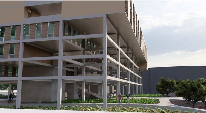 Elevated design supports optimal land usage while preserving natural elements.