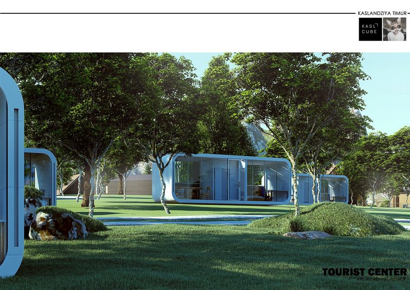 Eco-bungalows nestled in nature: redefining sustainable tourism in Abkhazia with innovative, eco-friendly architectural designs.