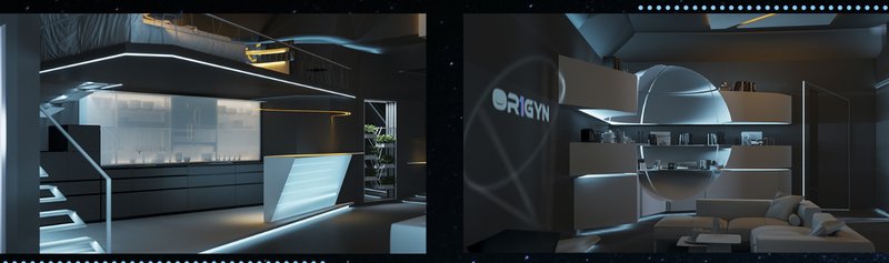 Panoramic views of the stars, equipped with telescopes for celestial exploration and research.