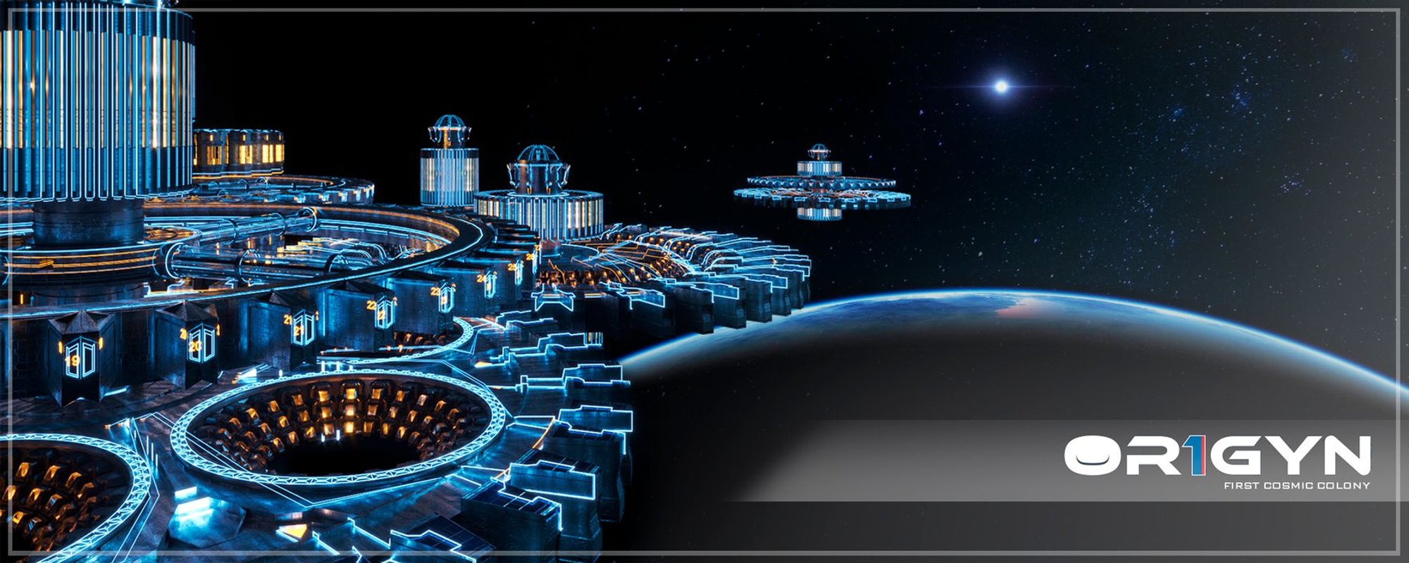 Futuristic Space Architecture: The Chronos Cosmic Settlement