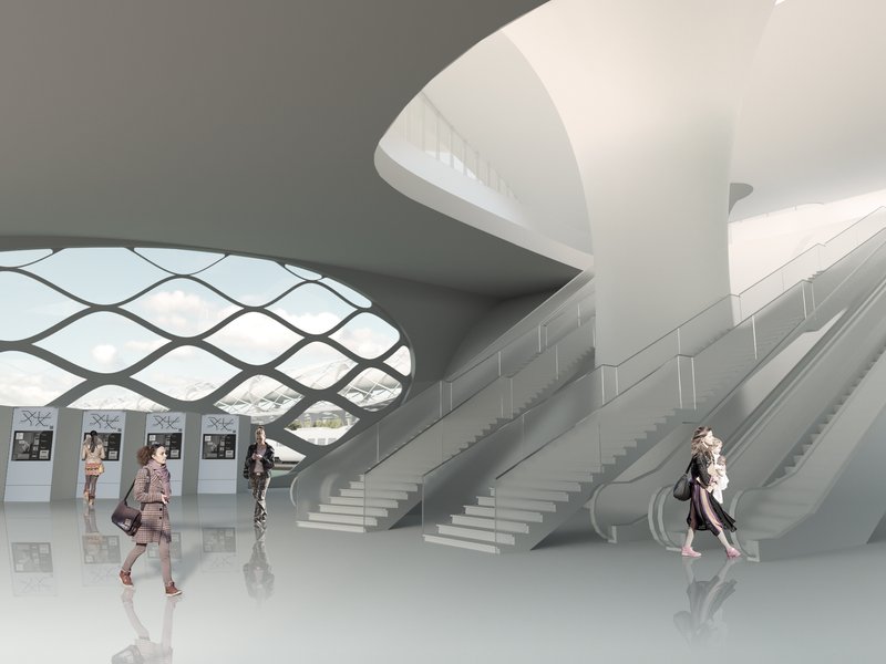 A seamless blend of innovation and user-focused design in transportation architecture.