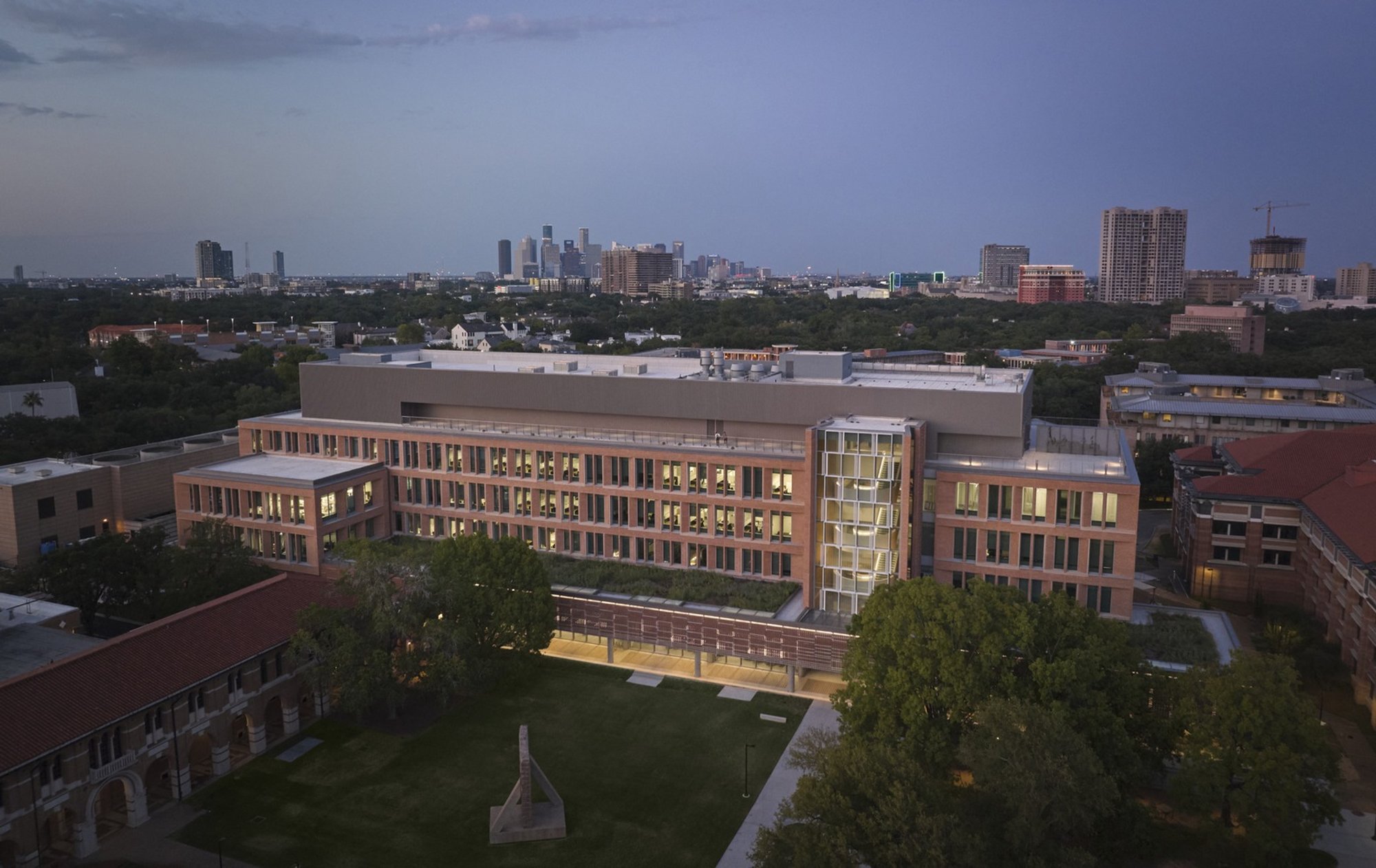 SOM Weaves a Research Building into Rice University's Brick Legacy Without Flinching