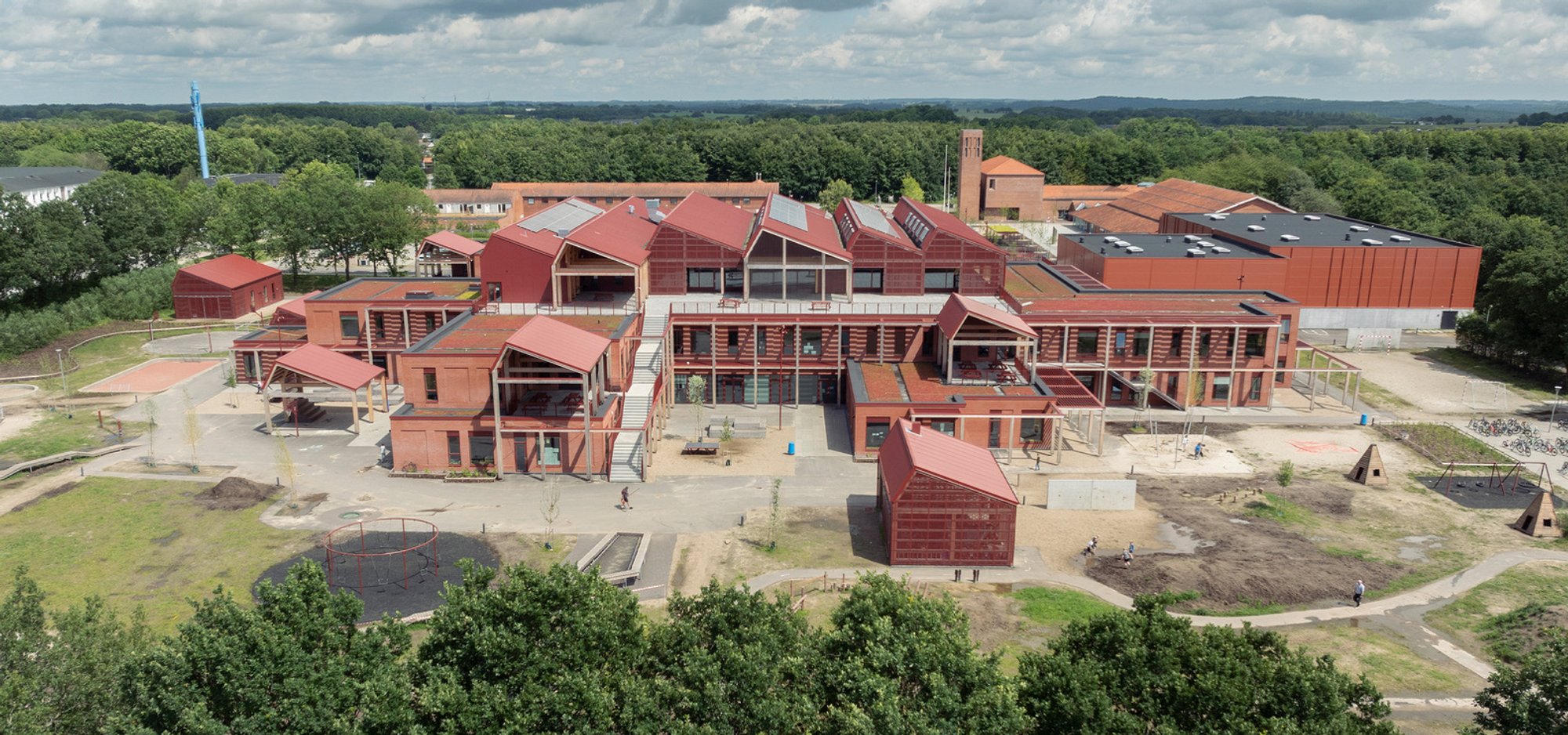 Innovative School Architecture: Dybkær School by Sweco Architects