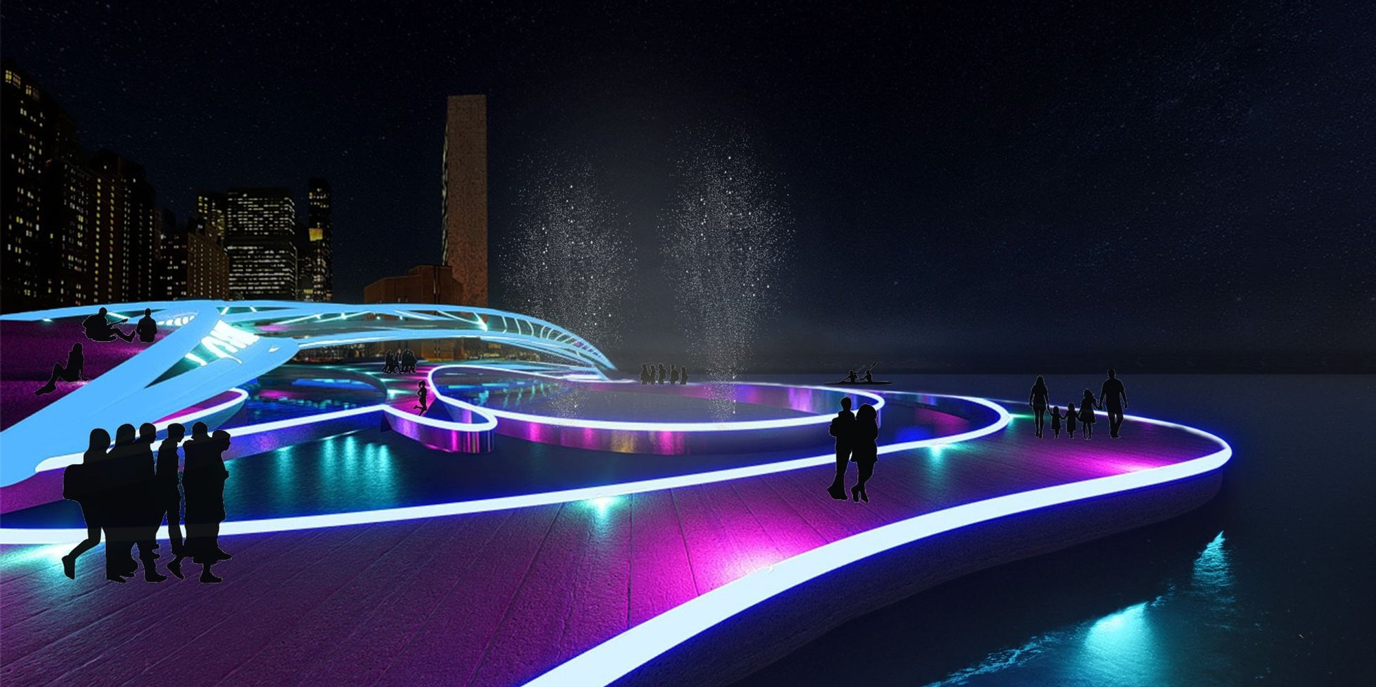 Lightwell District: Redefining Urban Spaces with Illuminated Architecture and Community Connection