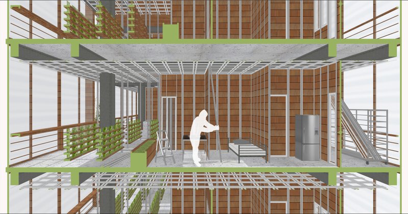 A closer look at the flexible housing design that allows for modular expansions to meet diverse needs.