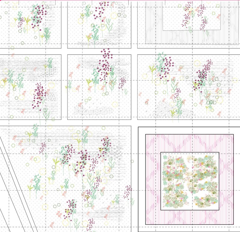 A colorful depiction of shared living areas designed to foster creativity, relaxation, and community building.