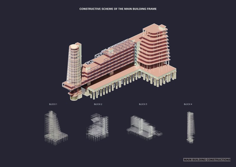 Various architectural details highlighting adaptability to festival needs.