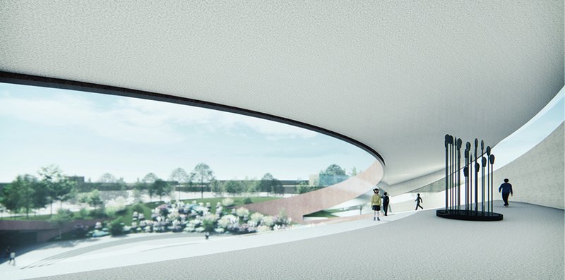 A design capturing the convergence of history, belief, and reality, showcasing sustainable innovation in a cultural context.