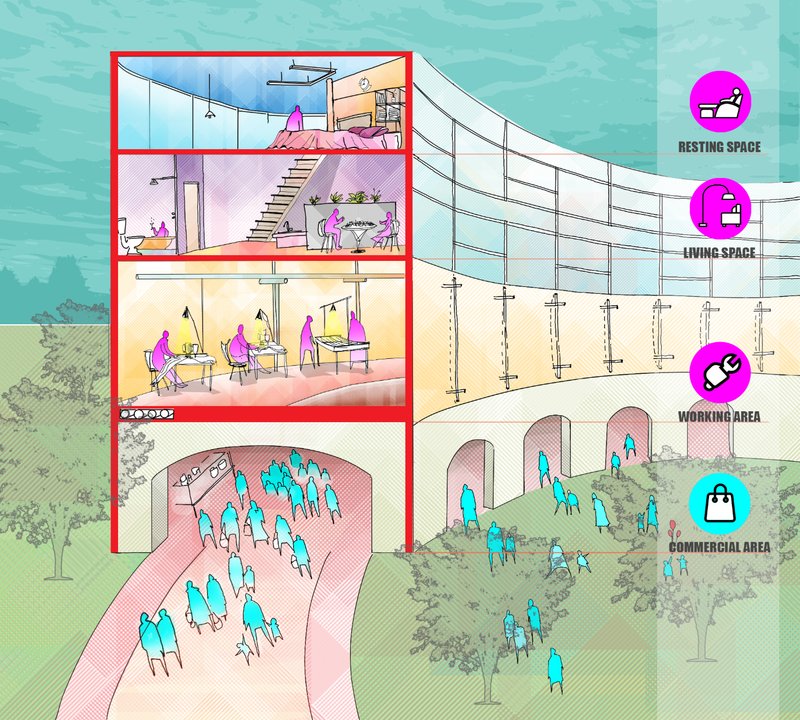 A vibrant community where living, working, and leisure thrive together.