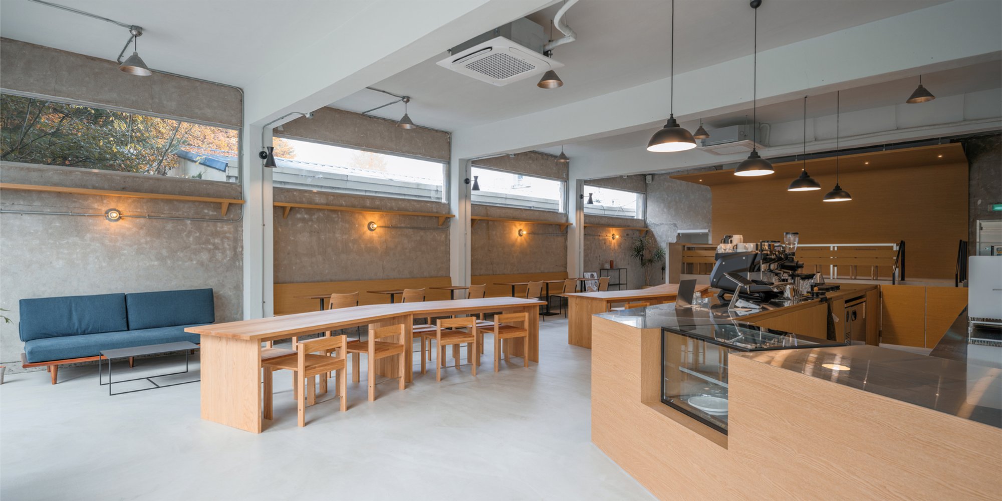 Space Timefill Coffee Shop: A Vintage Minimalist Haven by SAISA STUDIO