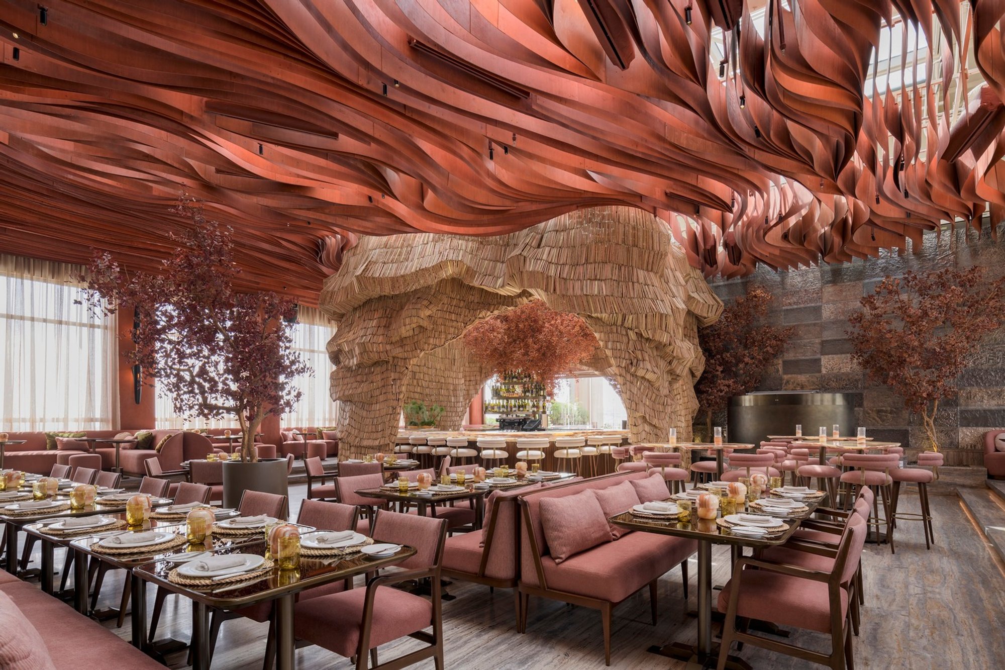 Organic Architecture Restaurant Design: Lucida Restaurant and Bar by Shahira Fahmy Architects