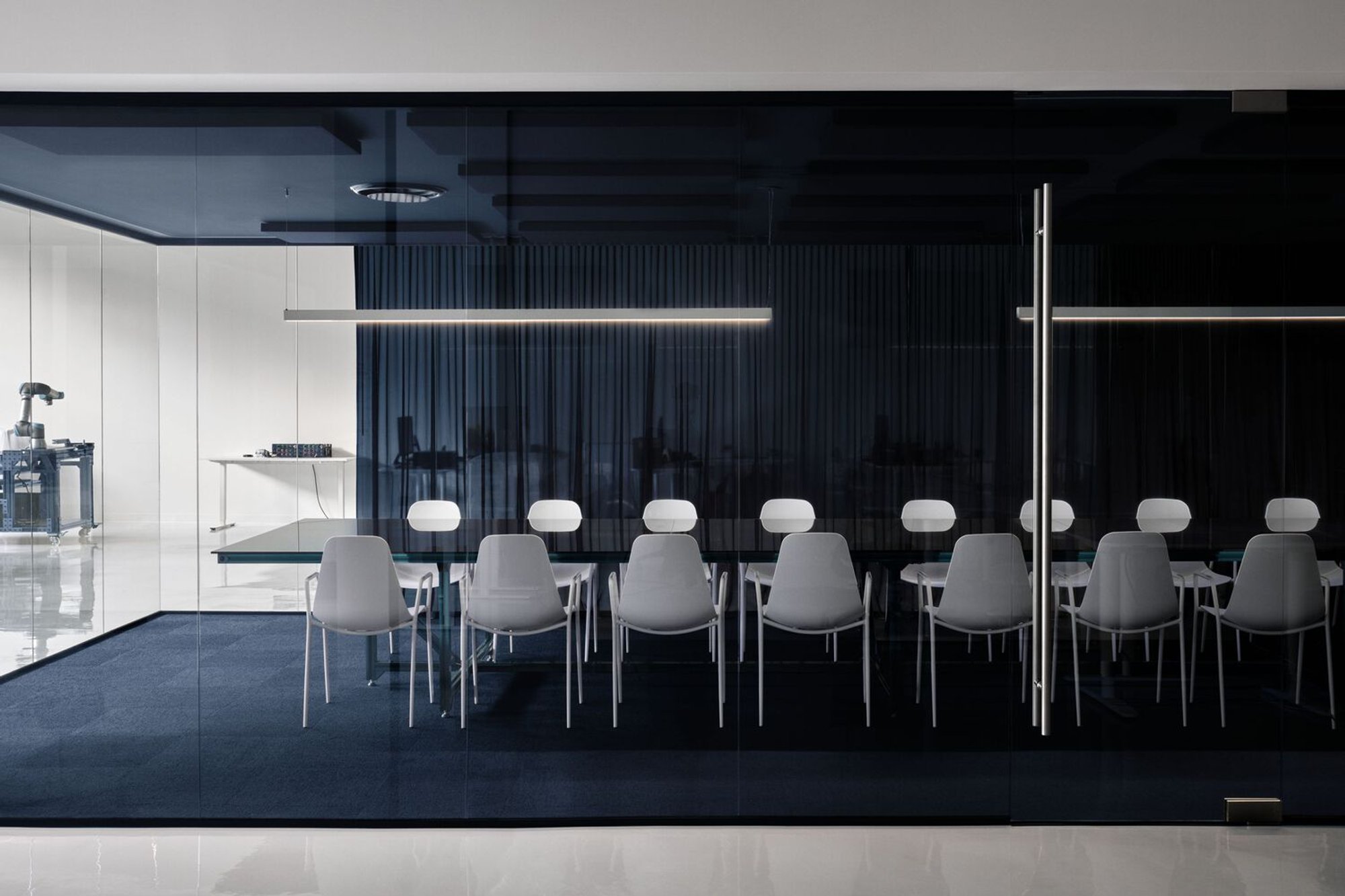 Vention Office: A Modern Industrial Office Design by Ivy Studio