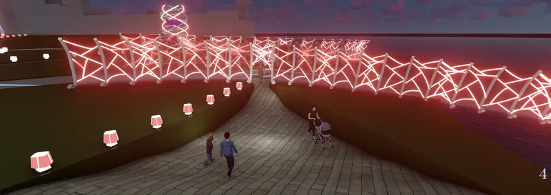 Lumino-City: A Waterfront Pavilion That Turns Light Into Public Space