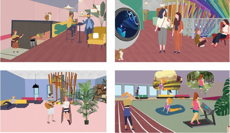 State-of-the-art facilities for VR experiences, from museum exhibitions to fitness activities, fostering community engagement.