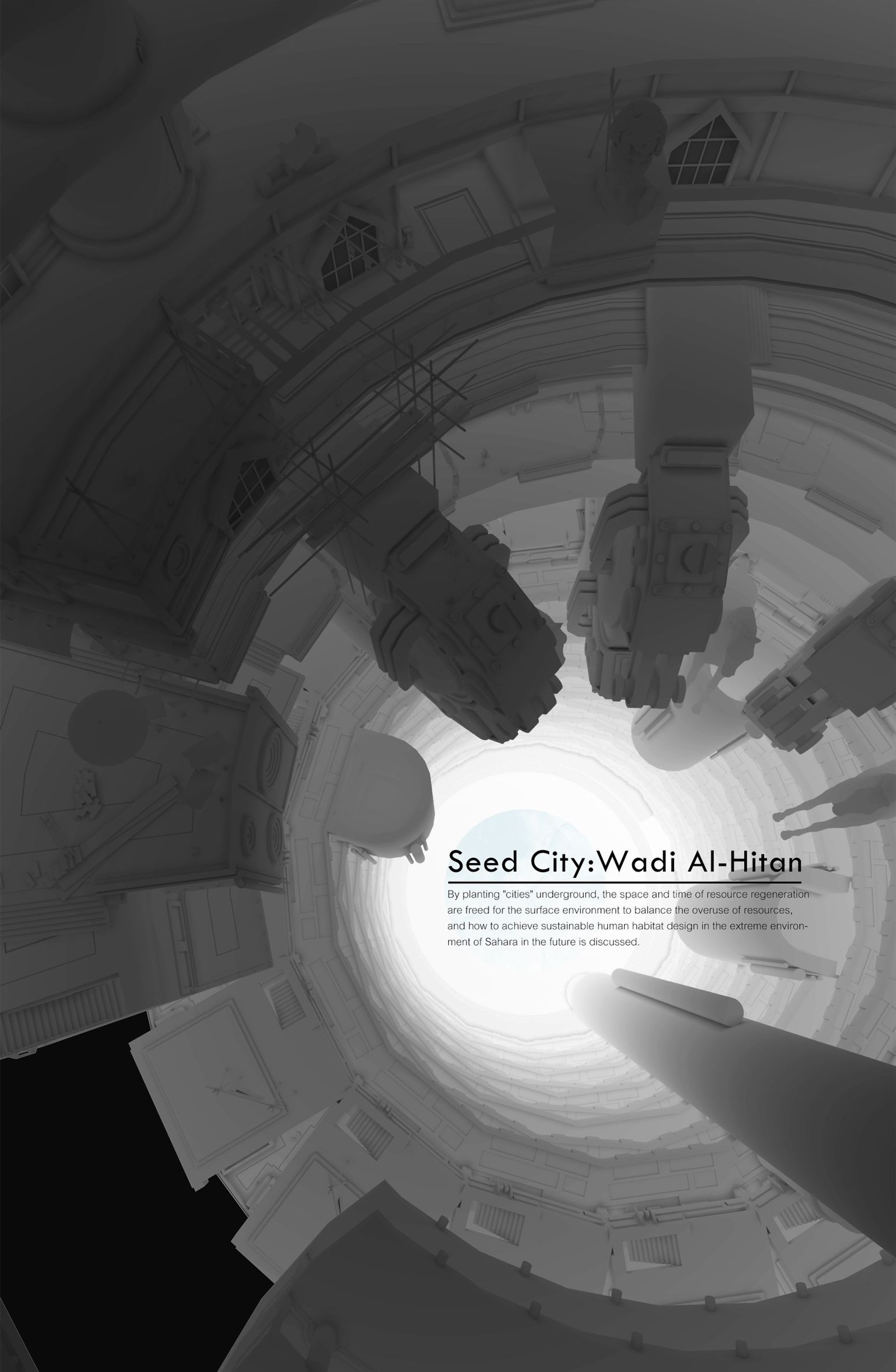 Seed City: Wadi Al-Hitan - A Vision for Sustainable Underground Architecture