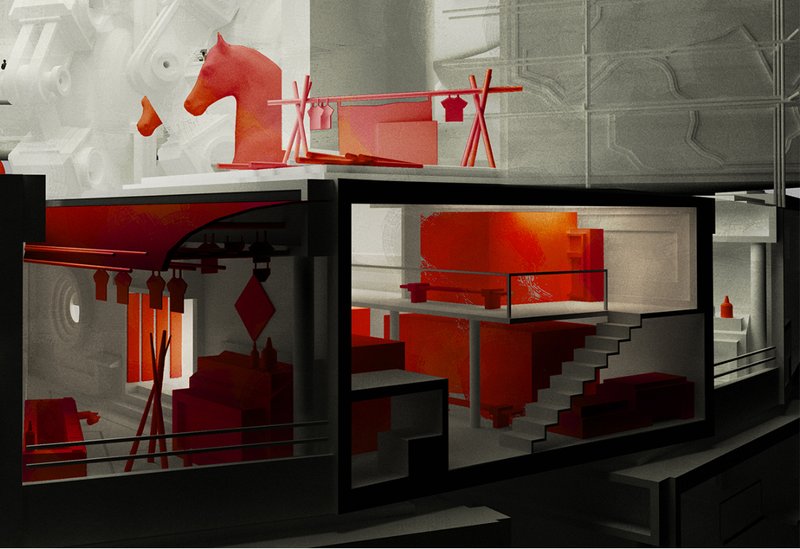 Artistic Interiors - A visualization of the aesthetic and functional design within the living spaces of Seed City.