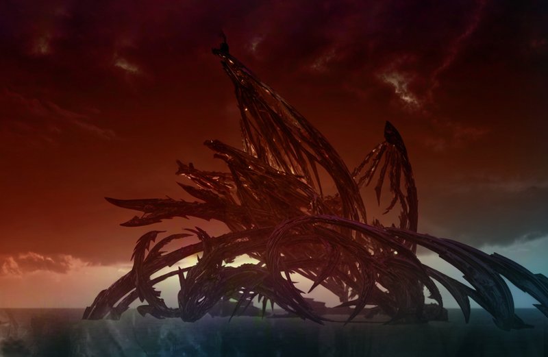 &nbsp;Dynamic Lattice Pavilion: The Cathedral of Breath's skeletal structure emerges, inspired by whale carcasses and natural decomposition.