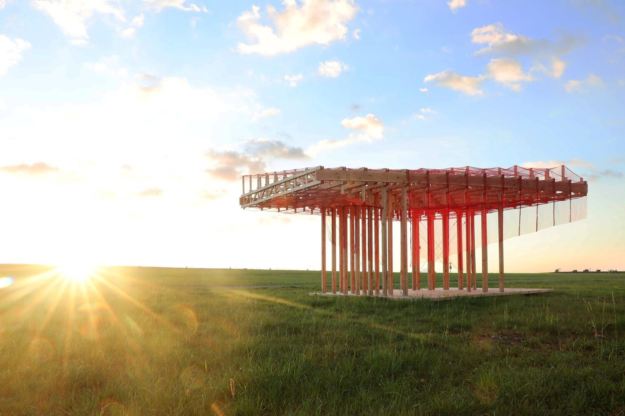 Curtain Call Pavilion: Merging Human-Robot Collaboration with Architectural Innovation