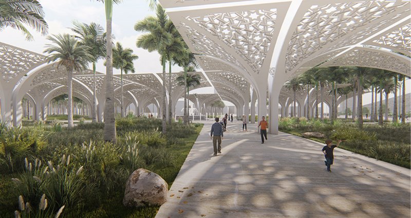 Reviving Aleppo’s heart: The Oasis of Culture blends modern design with green spaces for community well-being.