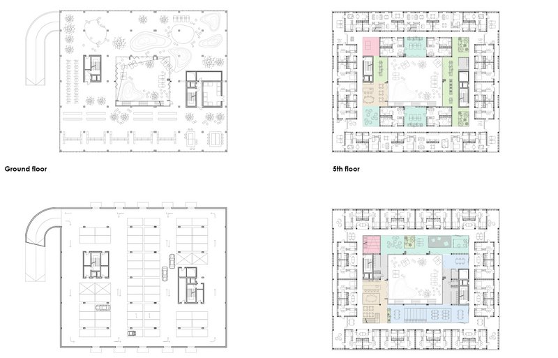 Layouts depicting the flexibility of spaces designed to suit diverse living needs.