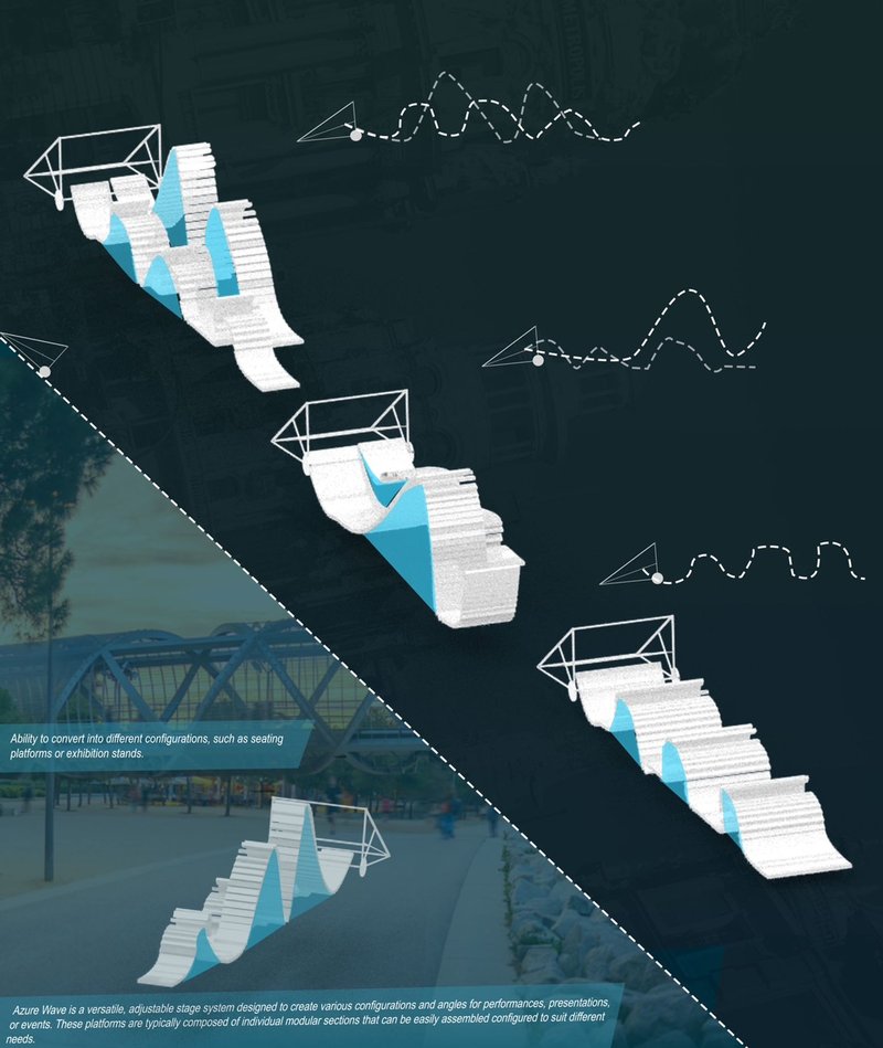 Azure Wave’s modular platforms adapting into innovative forms for events.