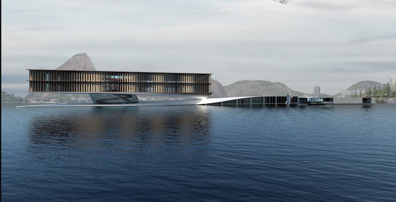 Athena Museum seamlessly integrates with Rio’s coastal landscape, offering a unique perspective on sustainable design.