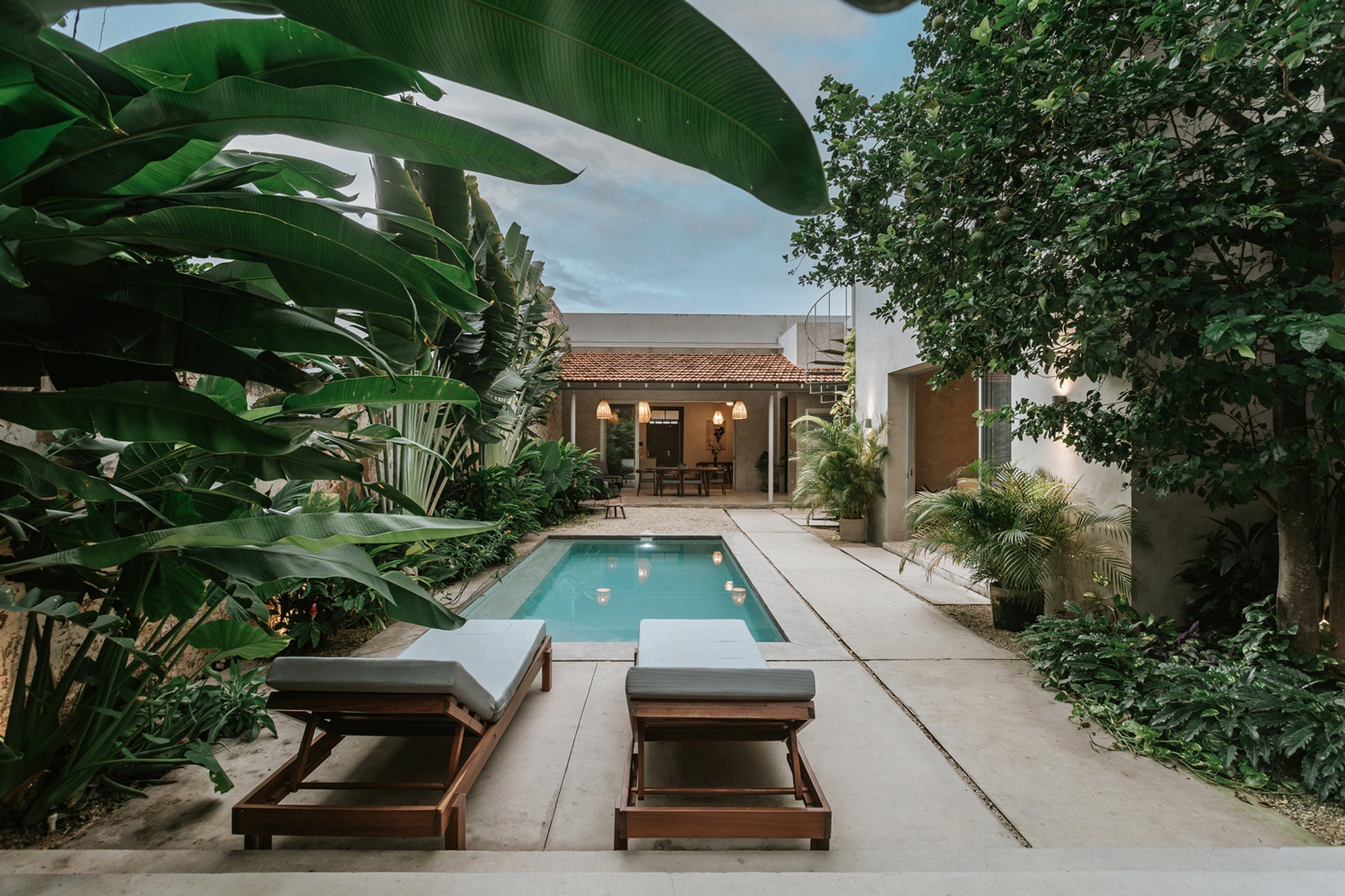 Nauzet Rodríguez Wraps a Canary Islands Courtyard House Around a Hidden Tropical Pool