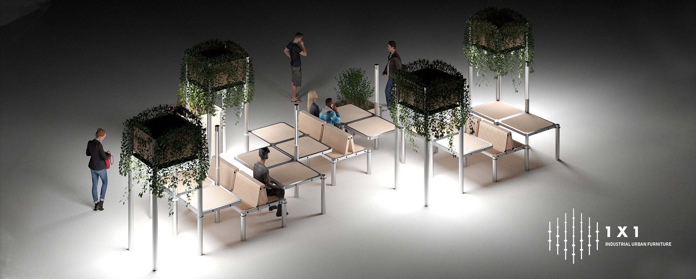 Modular Urban Furniture: Redefining Public Spaces