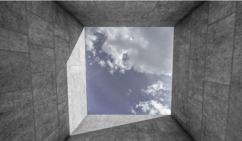 Introspective Space: A dynamic blend of enclosed and open areas fostering emotional engagement.