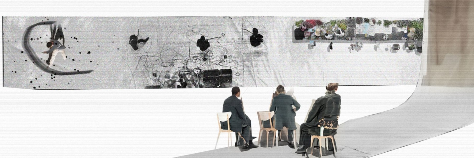 Blank Canvas: Turning Madrid's Stone Plaza into an Oversized Drafting Table