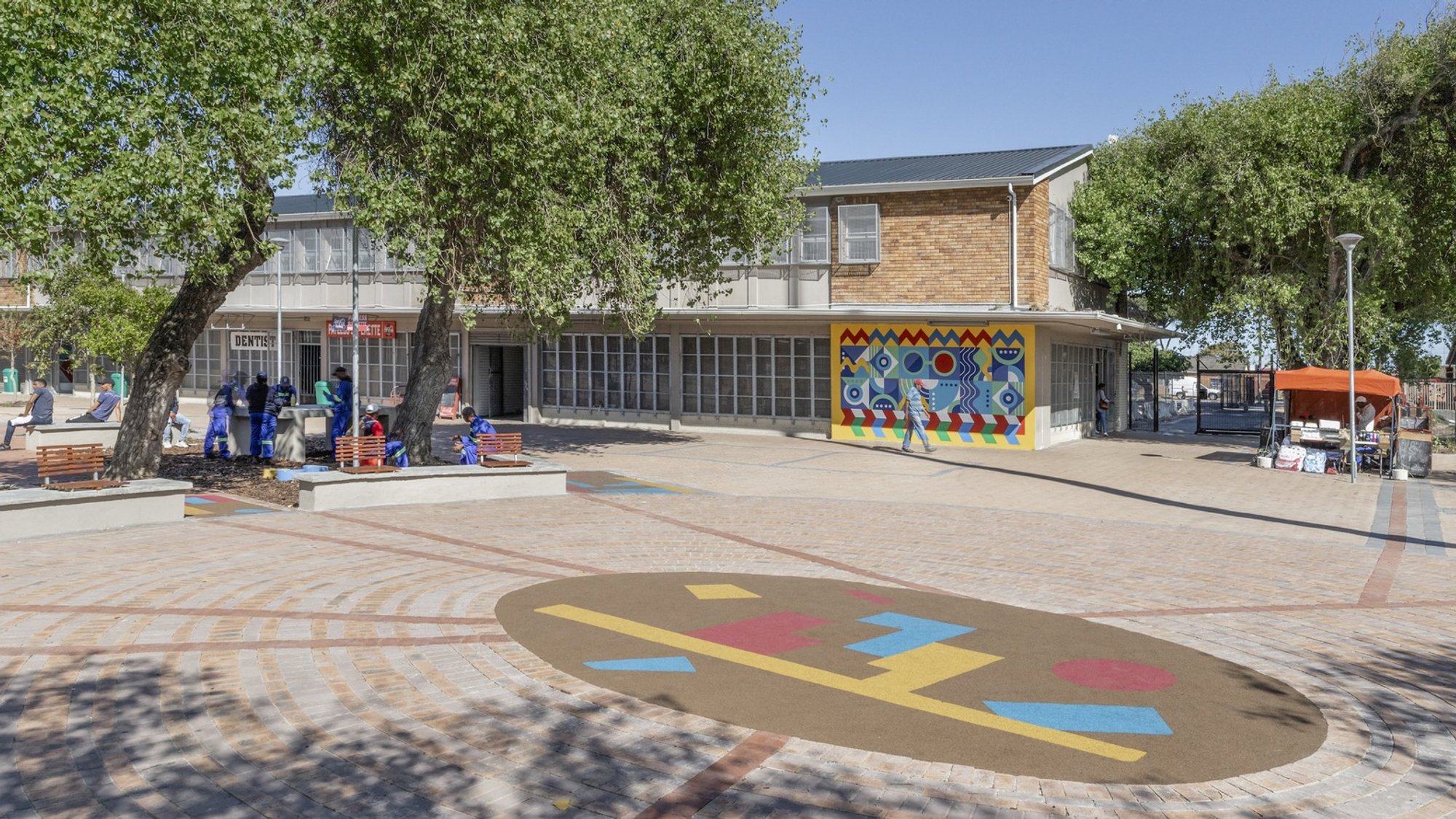 Lorenzo Nassimbeni Stitches Color and Play into a Cape Town Township Square