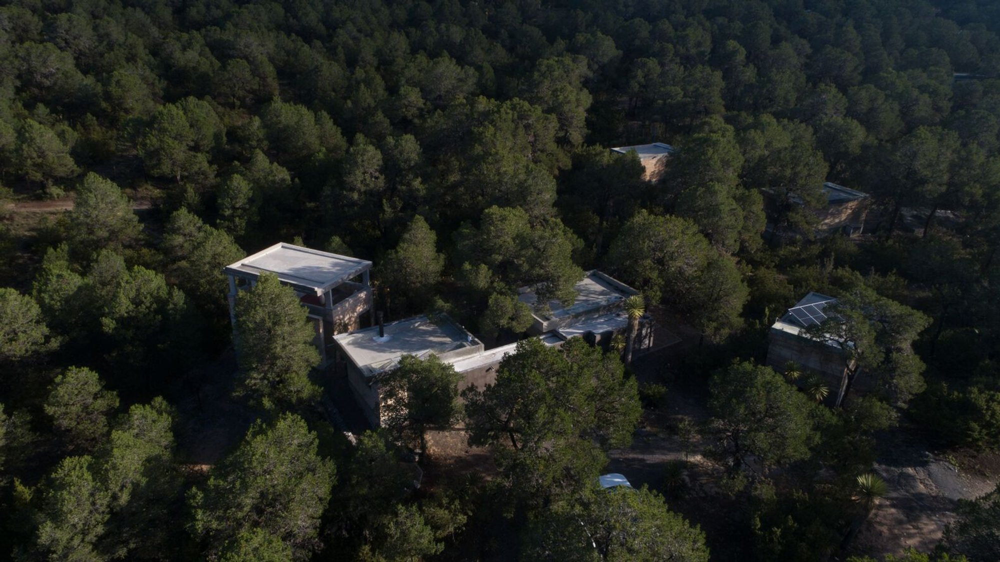 RAG Arquitectos Scatters Six Rammed Earth Pavilions Through a Mexican Pine Forest