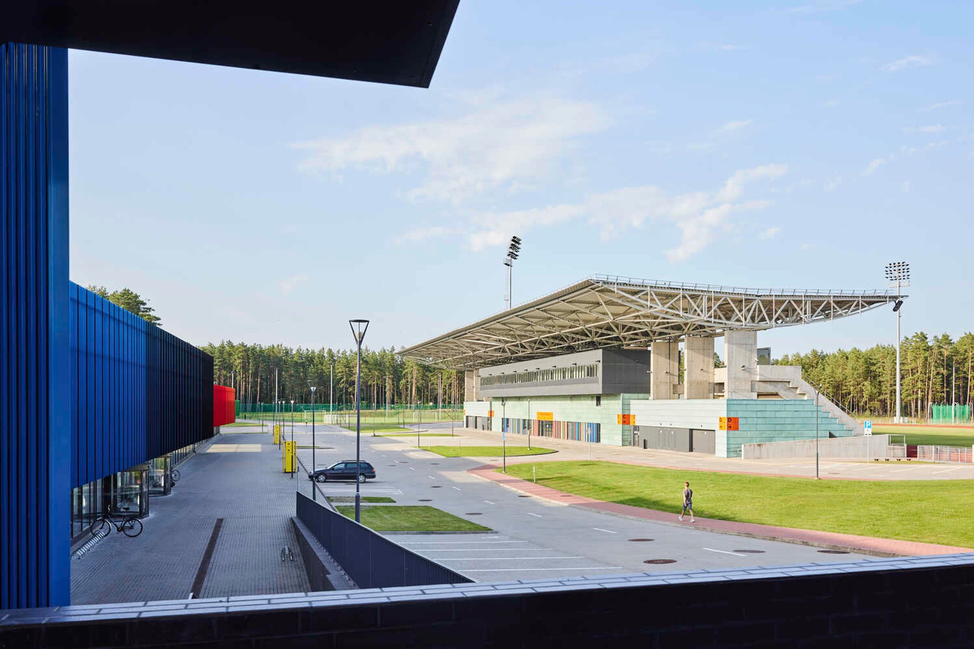Sustainable Sports Training Center Design: Sportsmen Training Center in Druskininkai