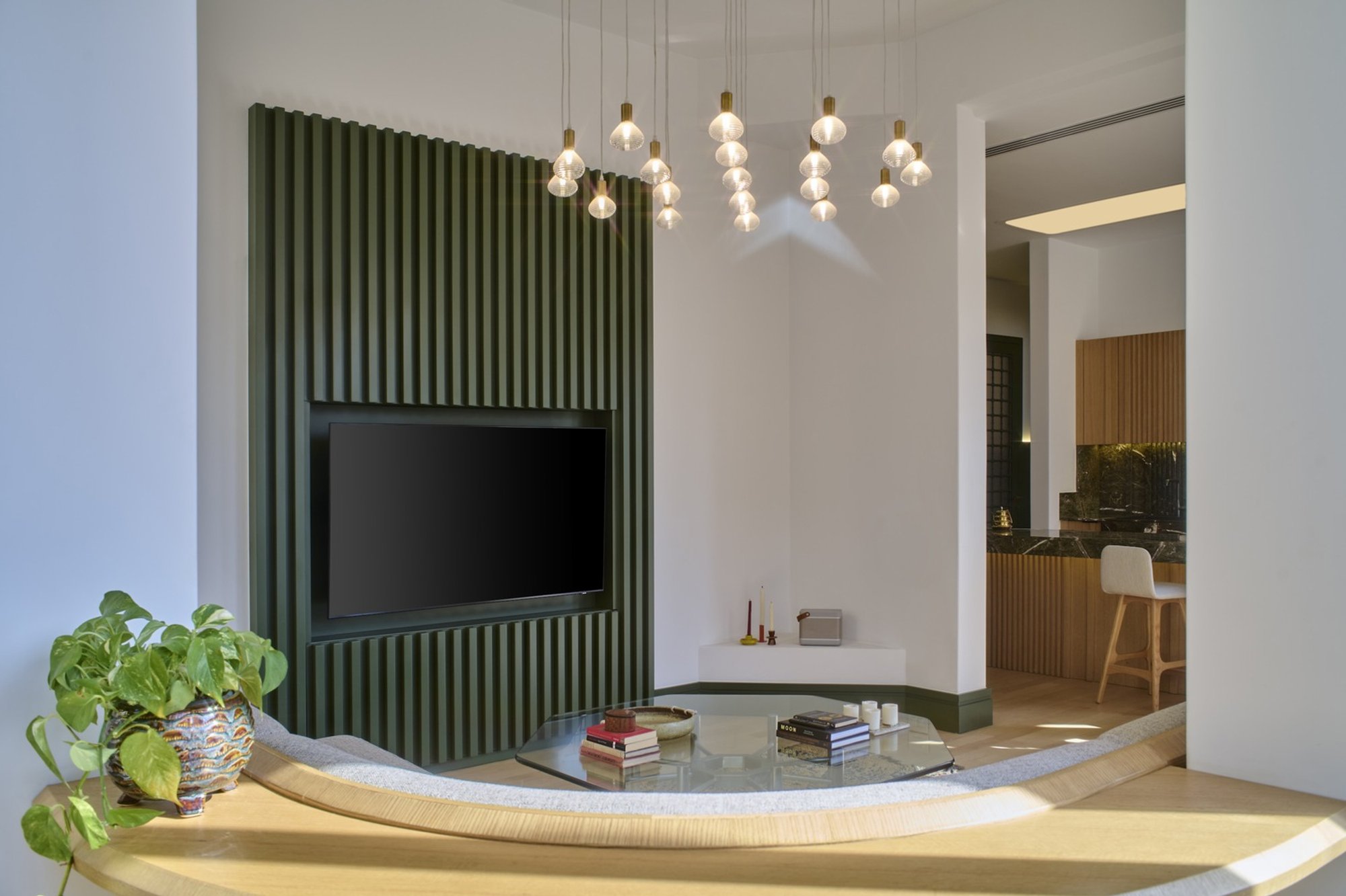 Human Nature Design Fuses Islamic Geometry and Minimalism in a Cairo Apartment