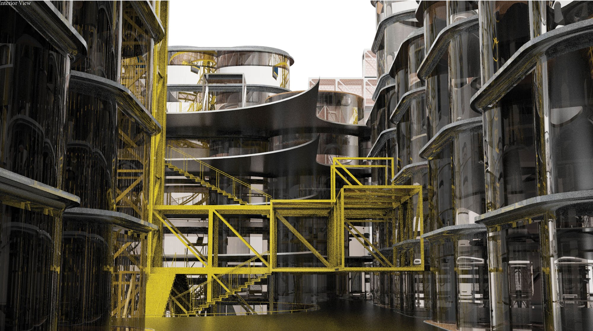 Crane Hub: Tower Cranes as Permanent Infrastructure for Urban Living