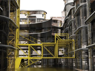 Crane Hub: Tower Cranes as Permanent Infrastructure for Urban Living