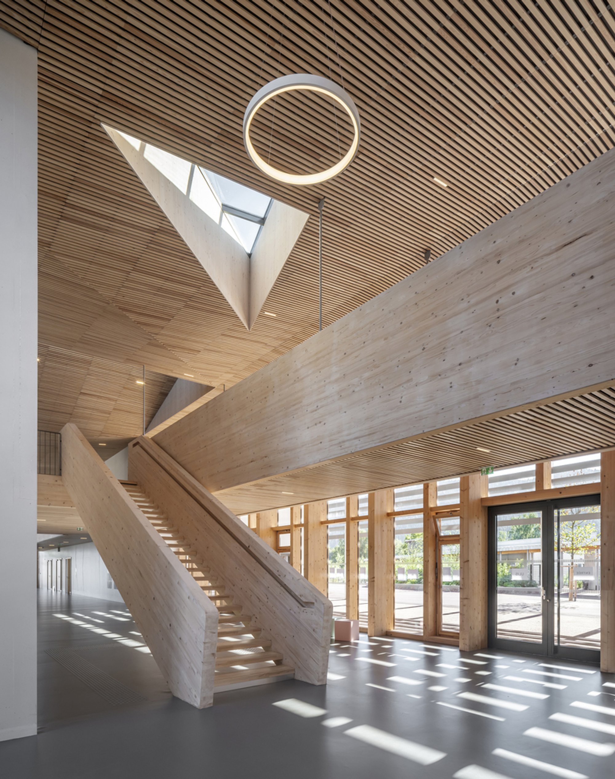 Tectoniques and SQUAD Build a Timber Cathedral for Learning in the Vosges Mountains
