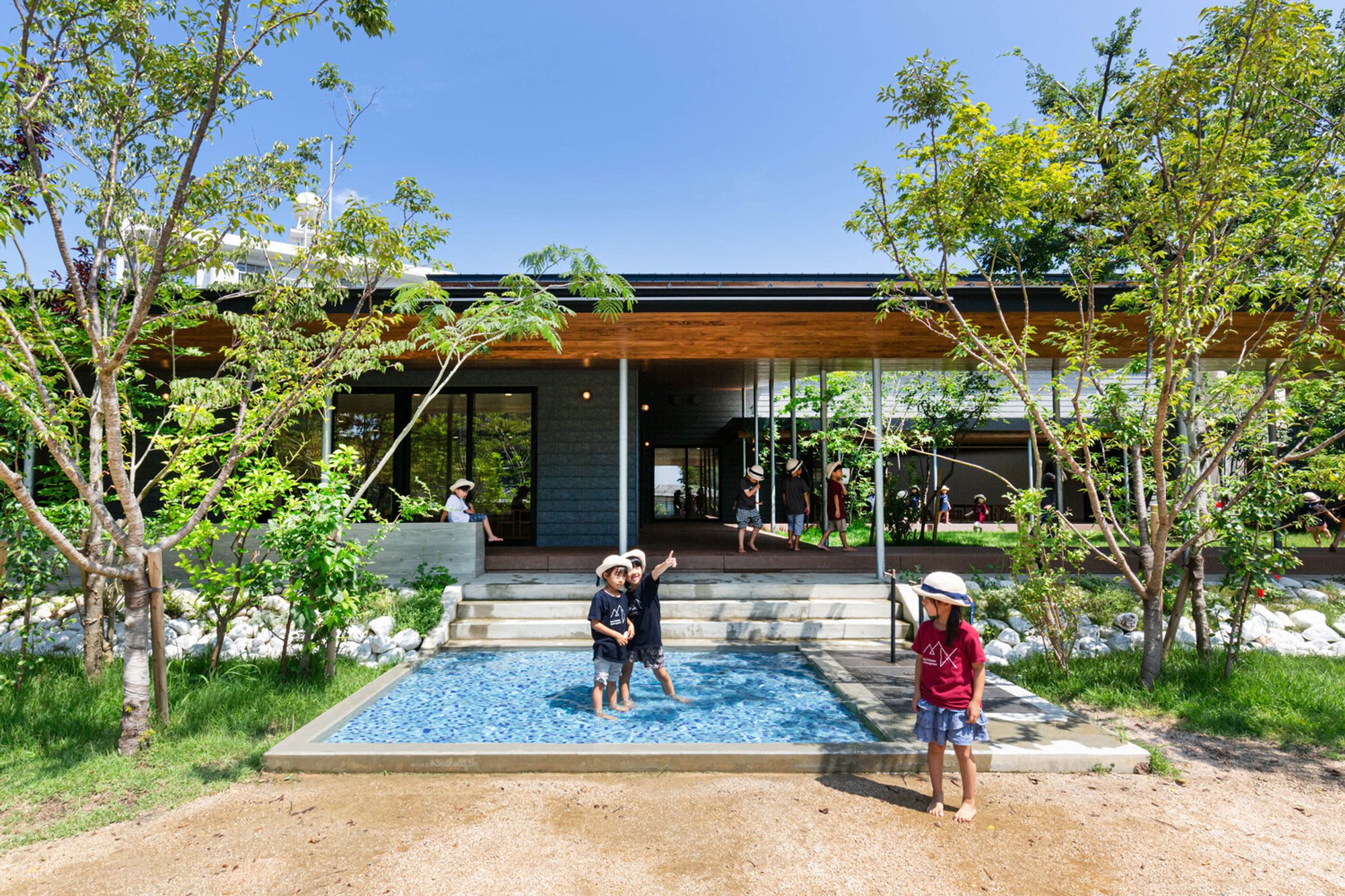 MJK Kindergarten: A Sustainable Blend of Nature and Education by HIBINOSEKKEI, Kids Design Labo, and Youji no Shiro