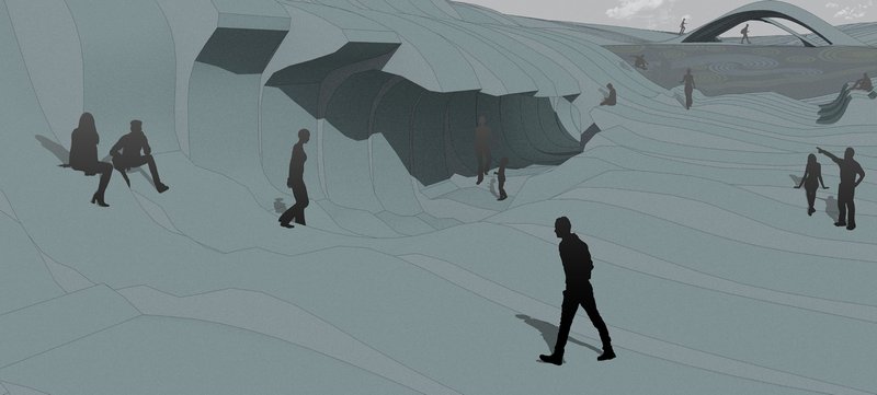 Dynamic Harmony: The Void embodies movement and stillness, a tribute to fluidity in architectural thought.