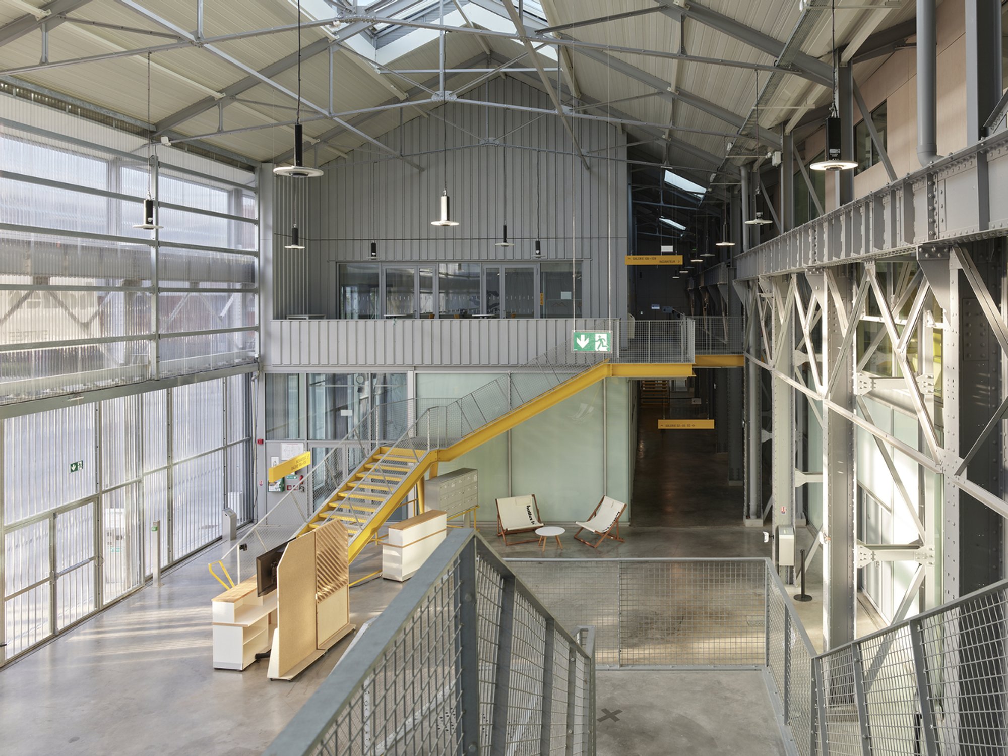 Atelier d'Architecture Gardera-Pastre Converts an Industrial Shell into a Third Space for Creatives