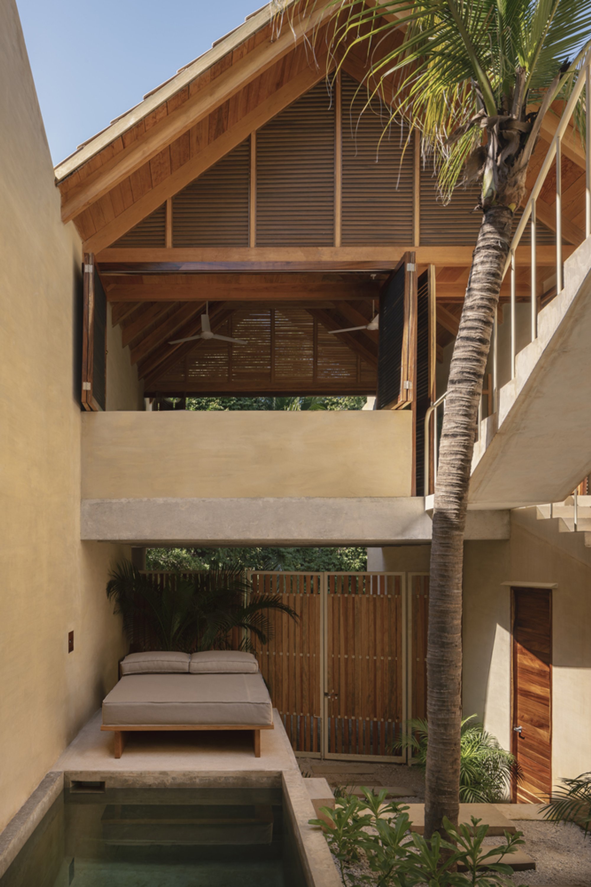 PRODUCTORA Splits Five Oaxacan Beach Houses into Staggered Volumes Linked by Zigzag Stairs