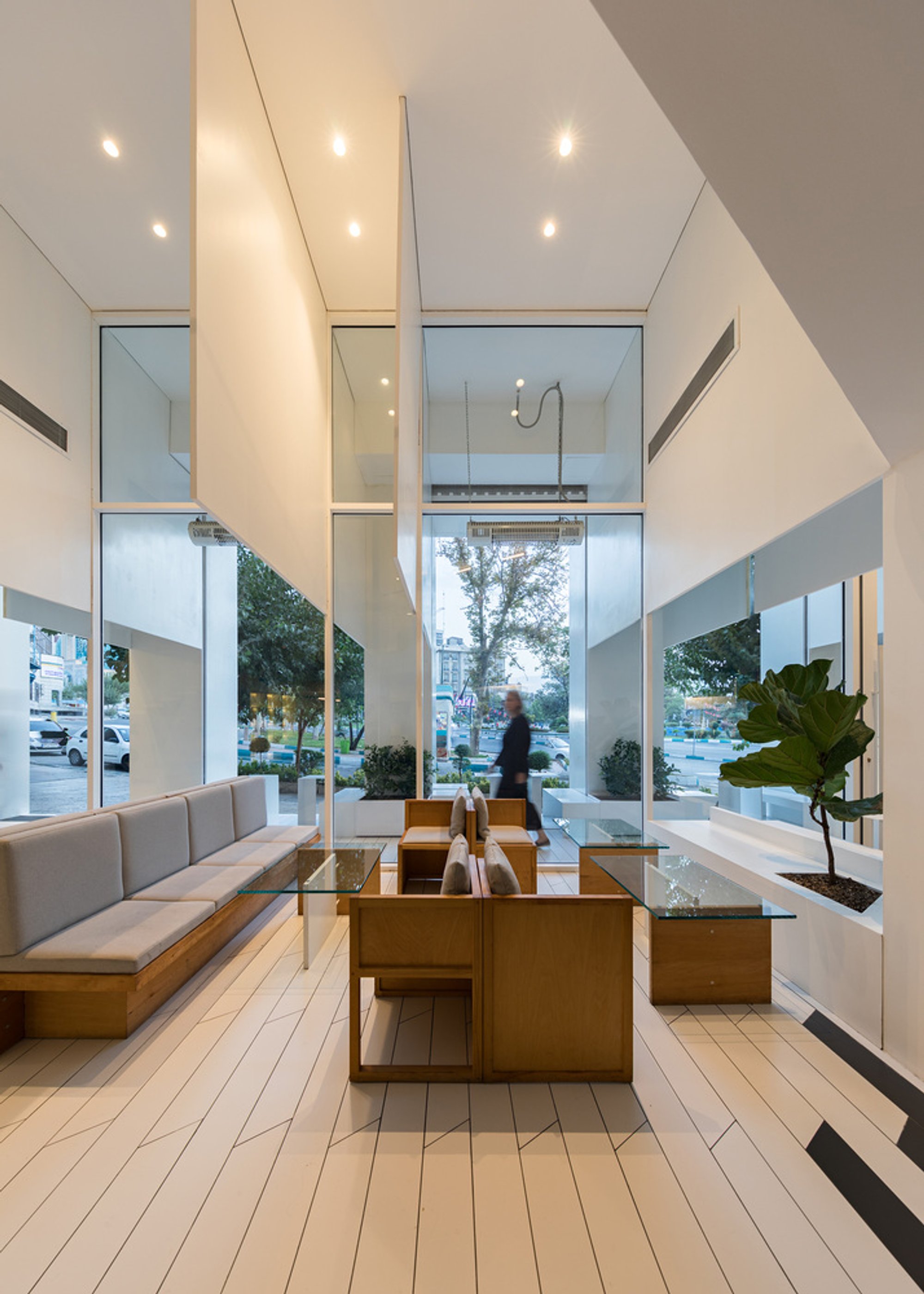Kanisavaran Architectural Group Carves a Layered Café from a Narrow Street Corner in Iran