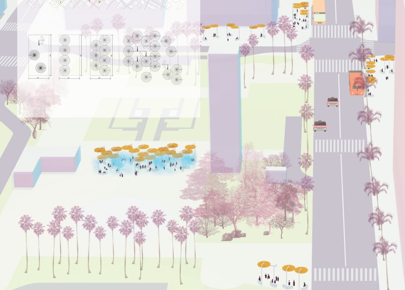 Flexible Plaza Design – Adaptive architecture creating immersive social hubs for relaxation, entertainment, and connectivity.