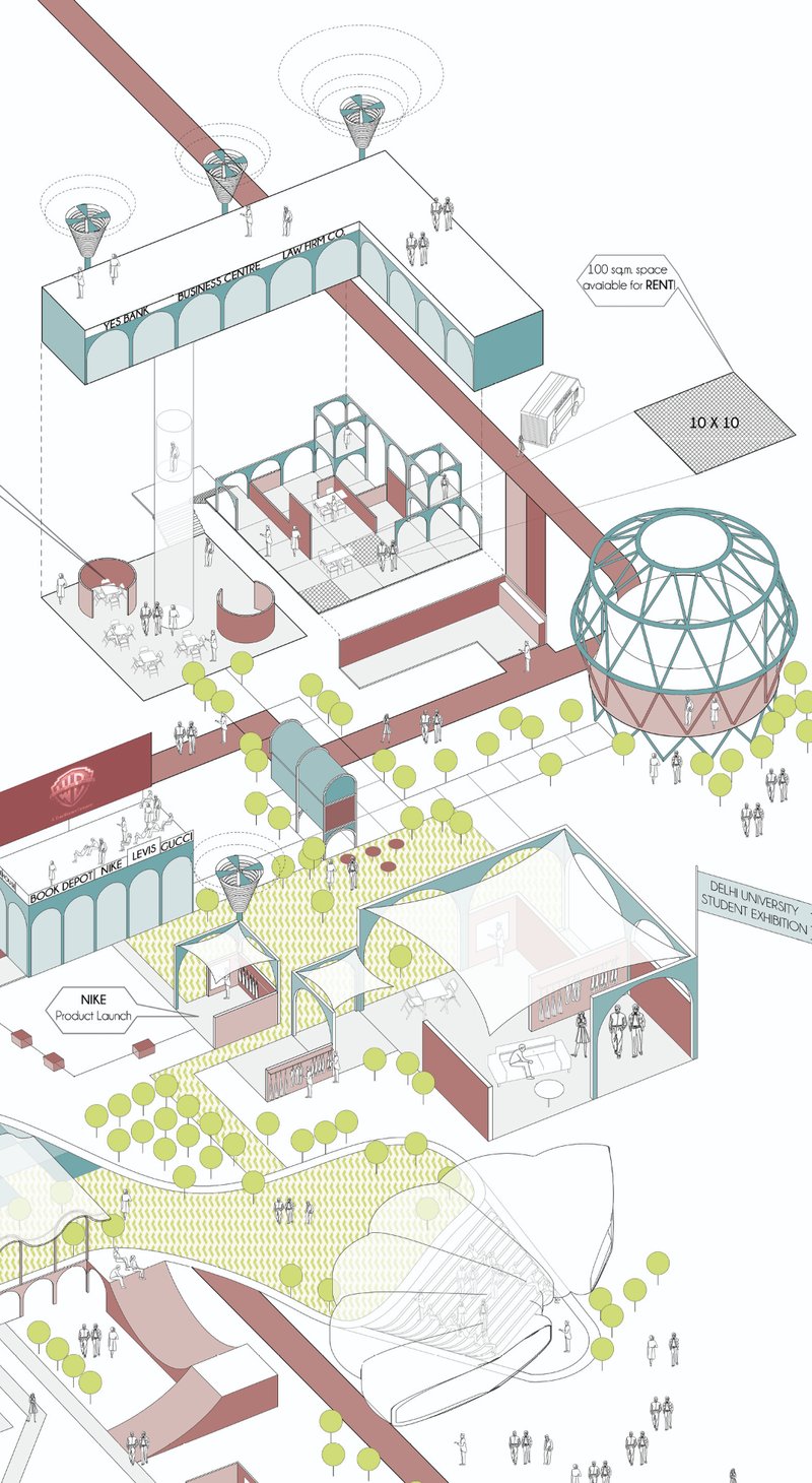 Innovative Digital Hub – A future-forward ecosystem combining co-working, retail, and cultural spaces.
