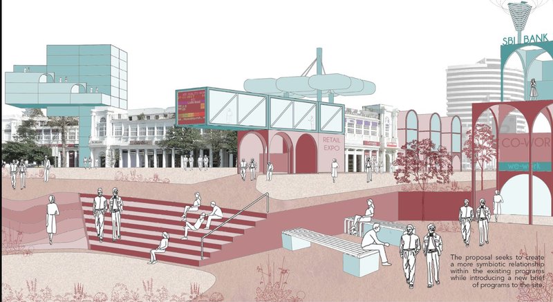 Sustainable Greenhouses &amp; Walkways – Eco-friendly dome structures connected by elevated pedestrian pathways.