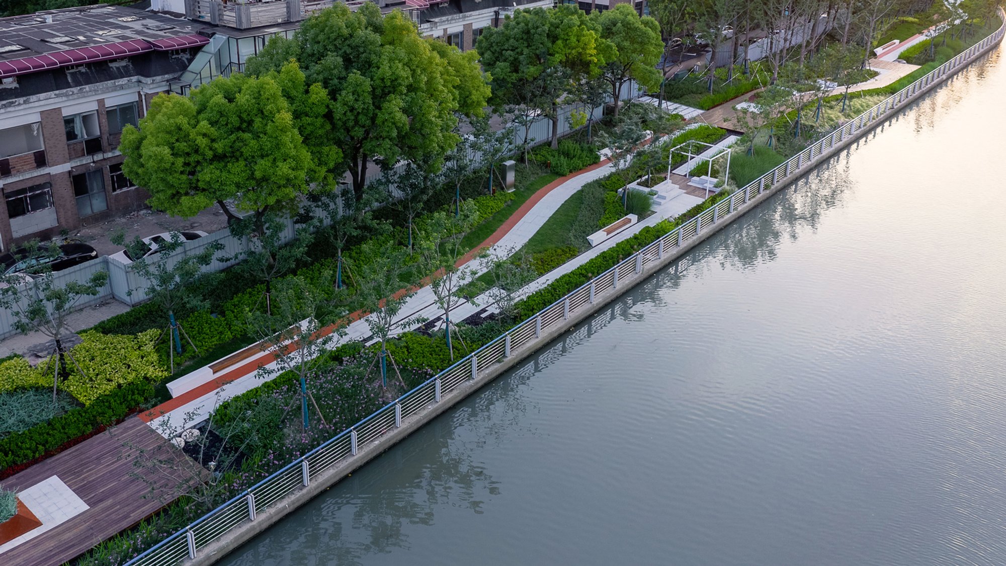 Jinqiao Caojiagou Riverfront Renewal Design: A Modern Transformation of Urban Space
