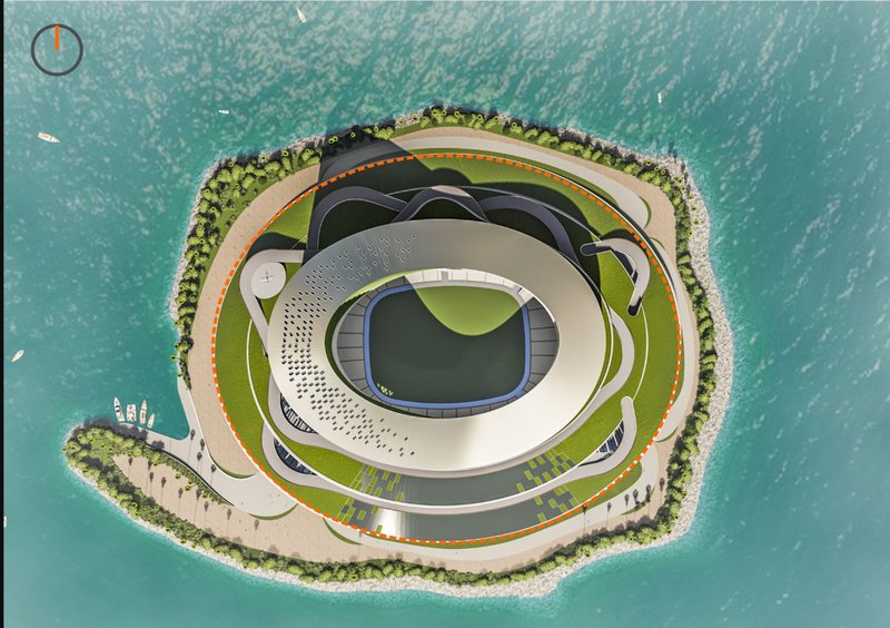 Grand Entrance – Where architecture meets innovation in a world-class venue.